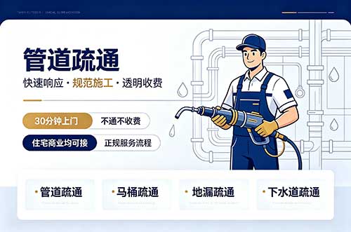 瑞安管道疏通