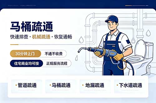 瑞安马桶疏通