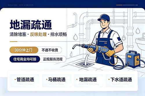 瑞安地漏疏通