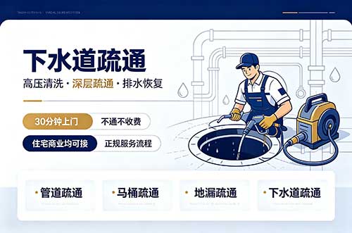 瑞安下水道疏通